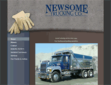 Tablet Screenshot of newsometrucking.com